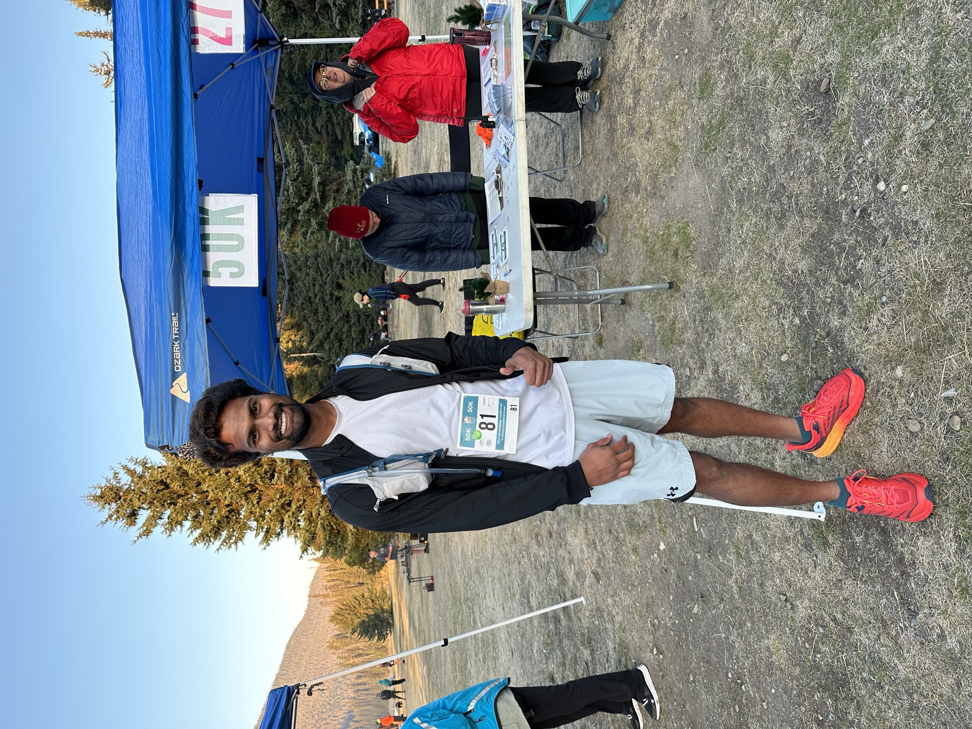 Mahesh at an outdoor sports event in Vancouver.